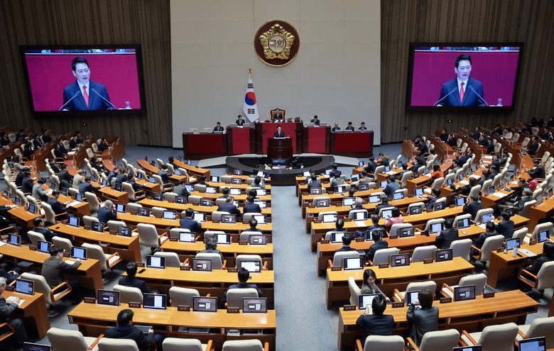 국민의힘 장동혁 대표 "파괴·추락의 ...
